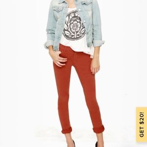 Lulus burnt orange jeans